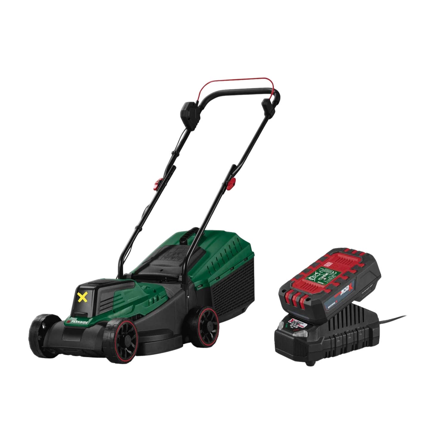 Parkside 20 V Akku-Rasenmäher-Set