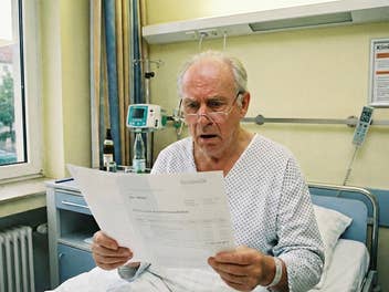 Patient im Krankenhaus