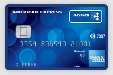 Payback American Express Kreditkarte