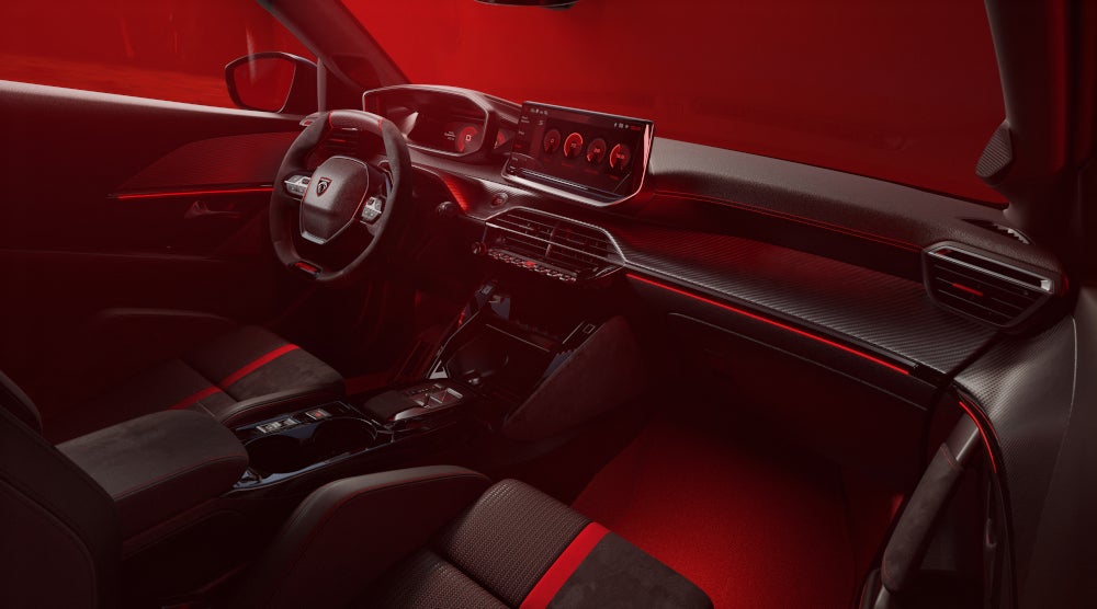 Peugeot E-208 GTi Interieur.