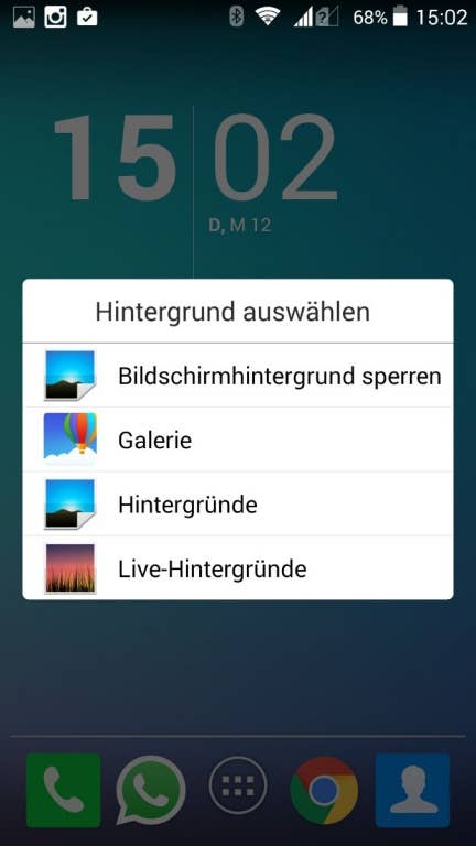 Phicomm Passion: Screenshots von Benutzeroberfläche und Android 4.4.4