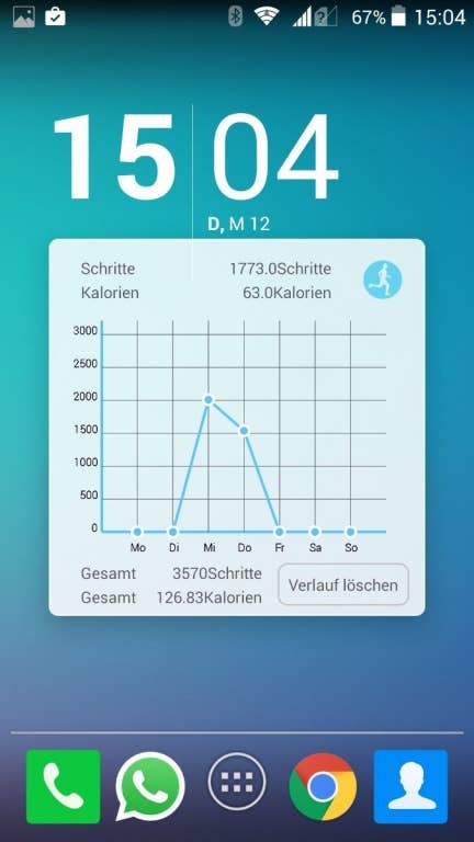 Phicomm Passion: Screenshots von Benutzeroberfläche und Android 4.4.4