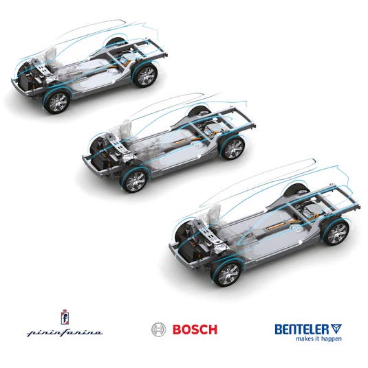 E-Auto-Plattform von Bosch, Benteler und Pininfarina