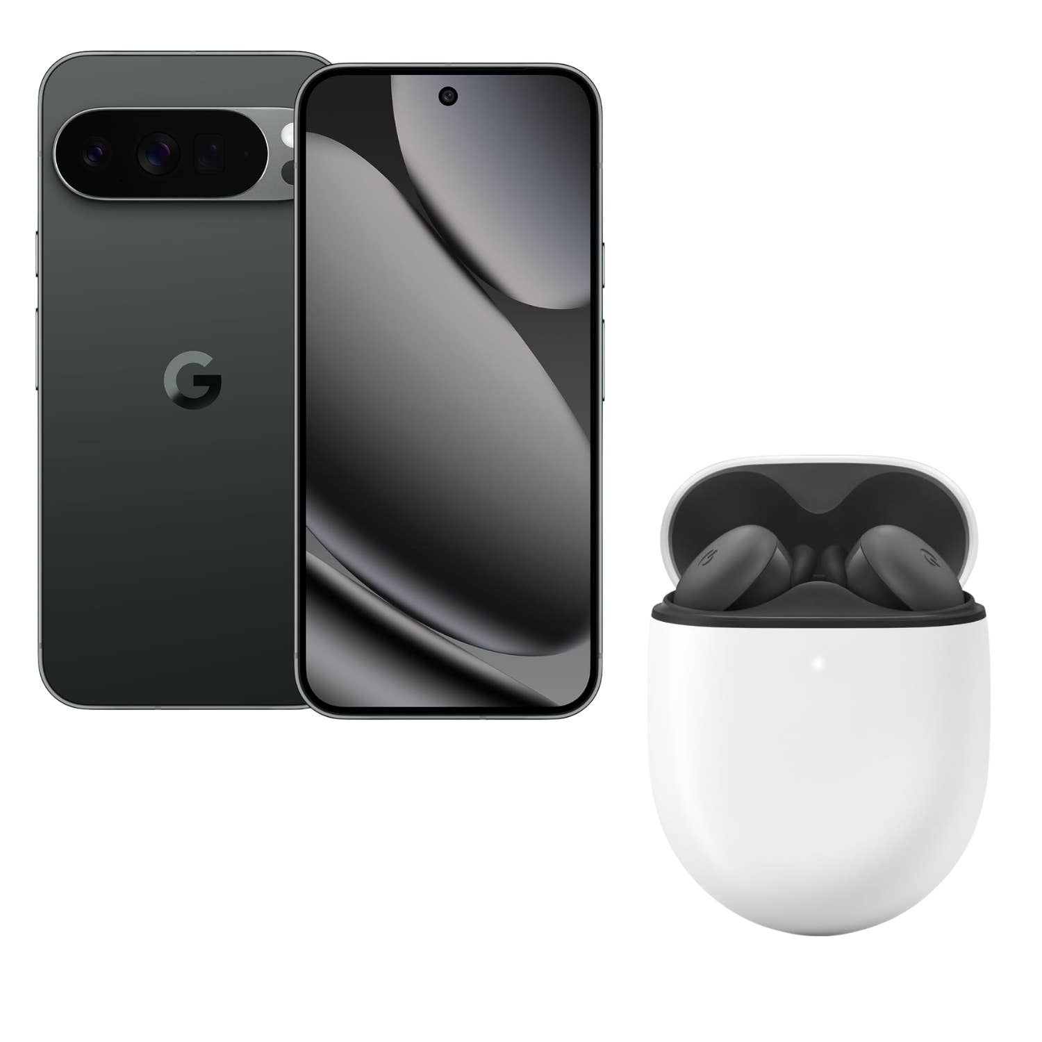 Pixel 10 Pro XL mit Pixel Buds A-Series