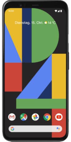 Google Pixel 4 Datenblatt - Foto des Google Pixel 4