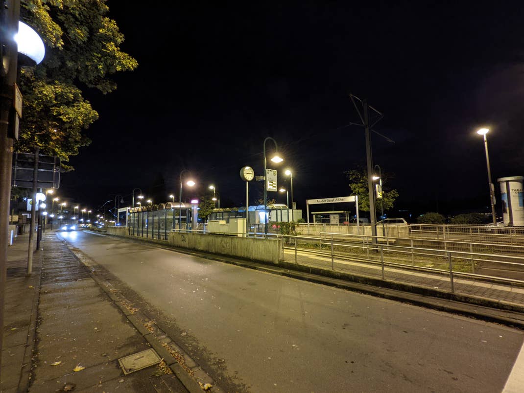 Die Weitwinkel-Kamera bei Nacht