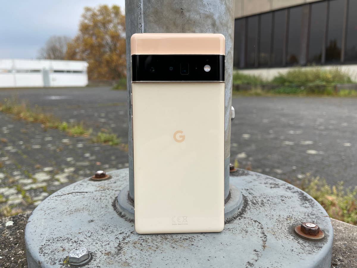 Die Rückseite des Pixel 6 Pro im Test