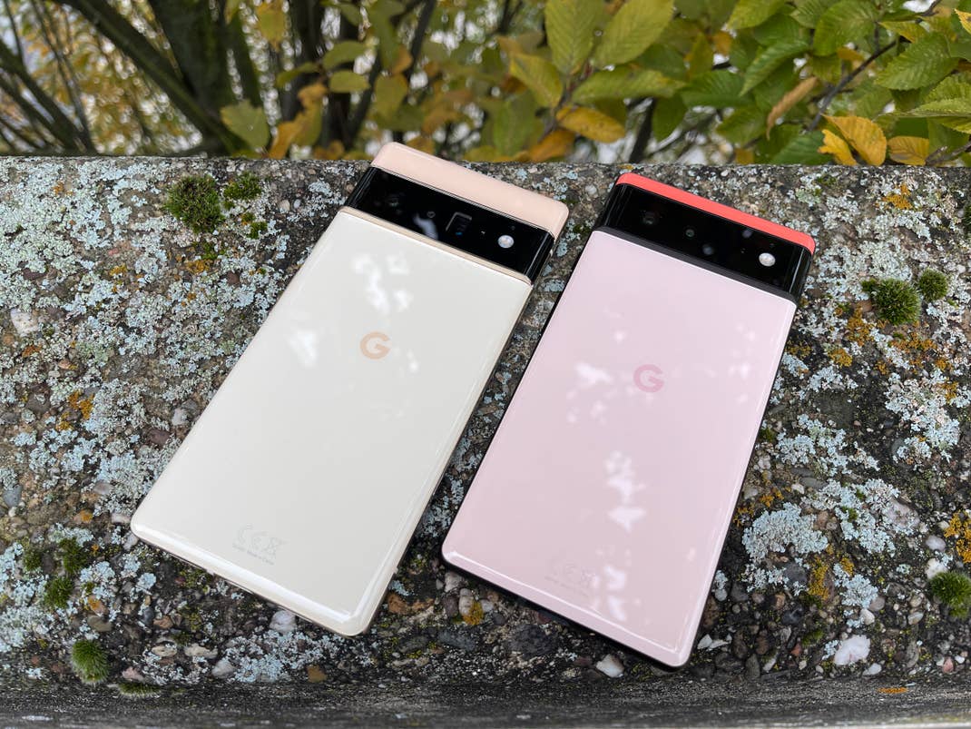 Pixel 6 Pro (links) und Pixel 6 (rechts)