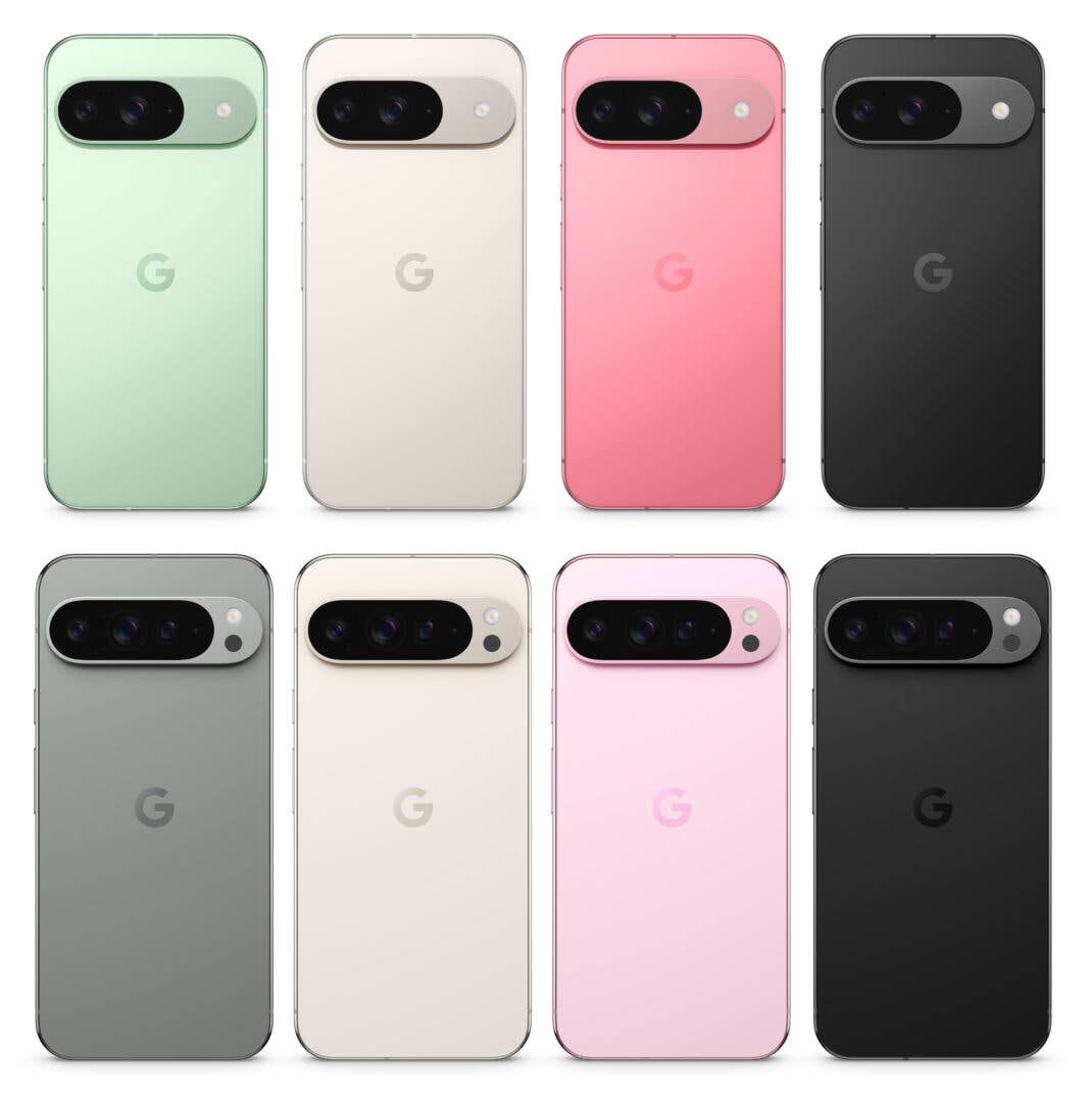 Pixel 9 Serie in allen Farben