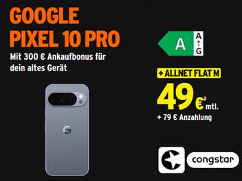 Pixel 10 Pro Angebot bei congstar