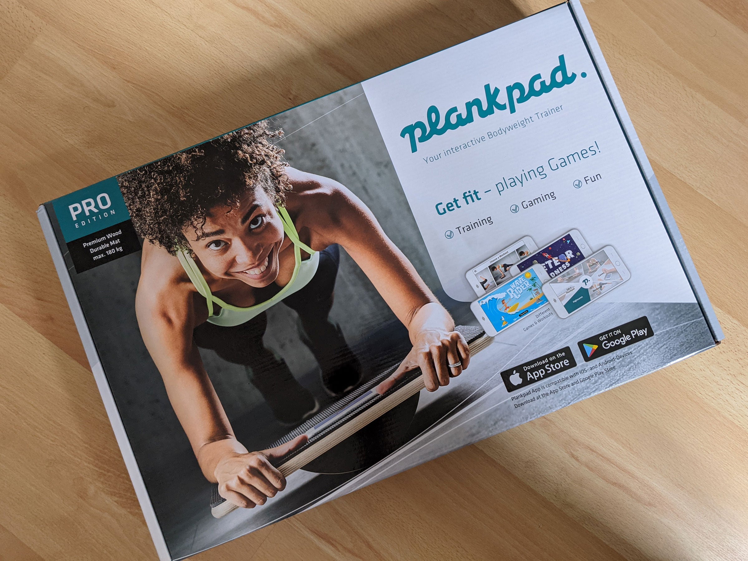 Verpackung des Plankpad