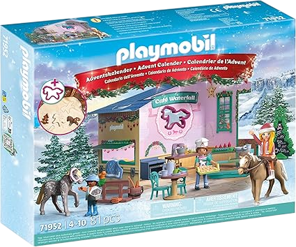 Playmobil Adventskalender: „Weihnachtsbacken am Reitcafe“