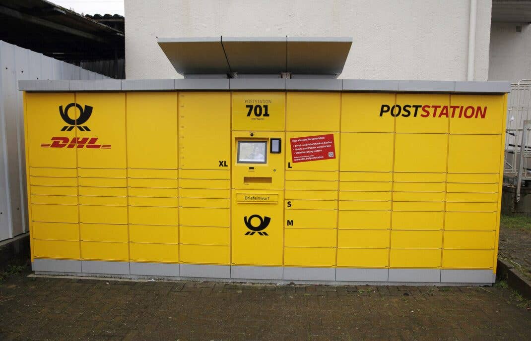 Die Poststation der Deutschen Post