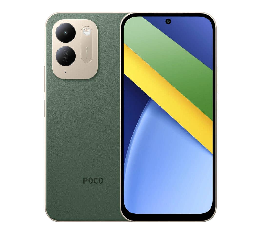 Poco C95 Pro Vorderseite und Rückseite