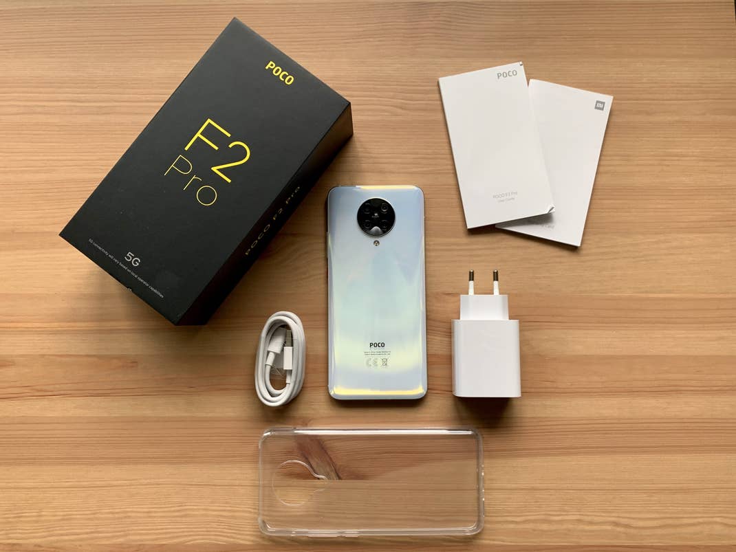 Poco F2 Pro Lieferumfang