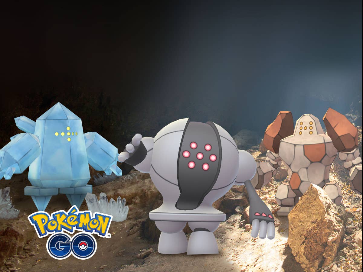 Regi Trio in Pokémon Go