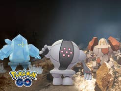 Regi Trio in Pokémon Go