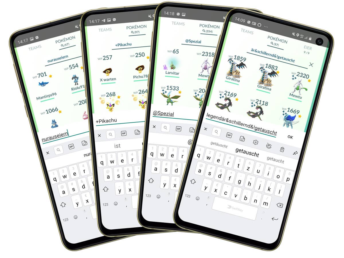 pokemon go suche