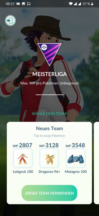 Pokemon Go - Zweite Ladeattacke im Battle-Modus
