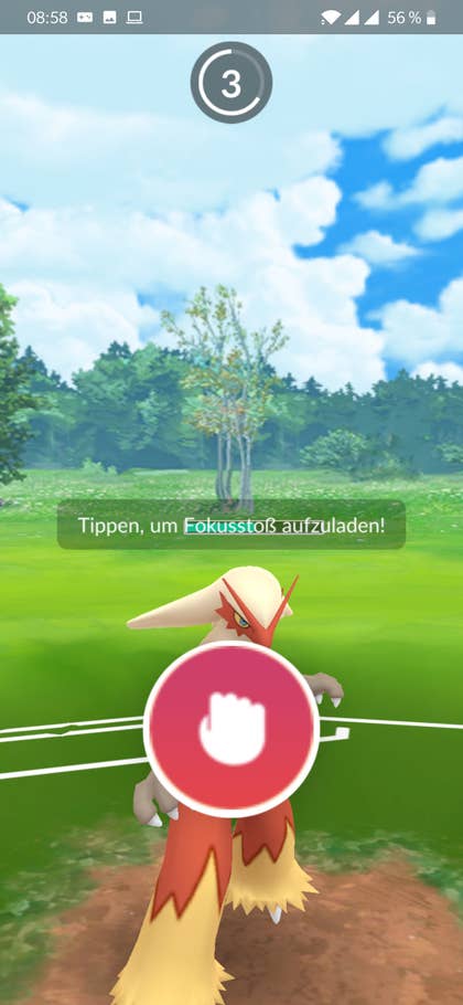 Pokemon Go - Zweite Ladeattacke im Battle-Modus