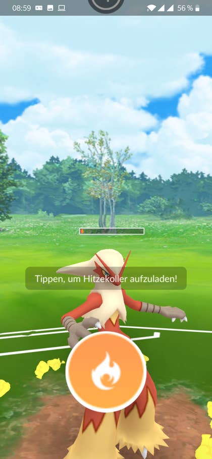 Pokemon Go - Zweite Ladeattacke im Battle-Modus