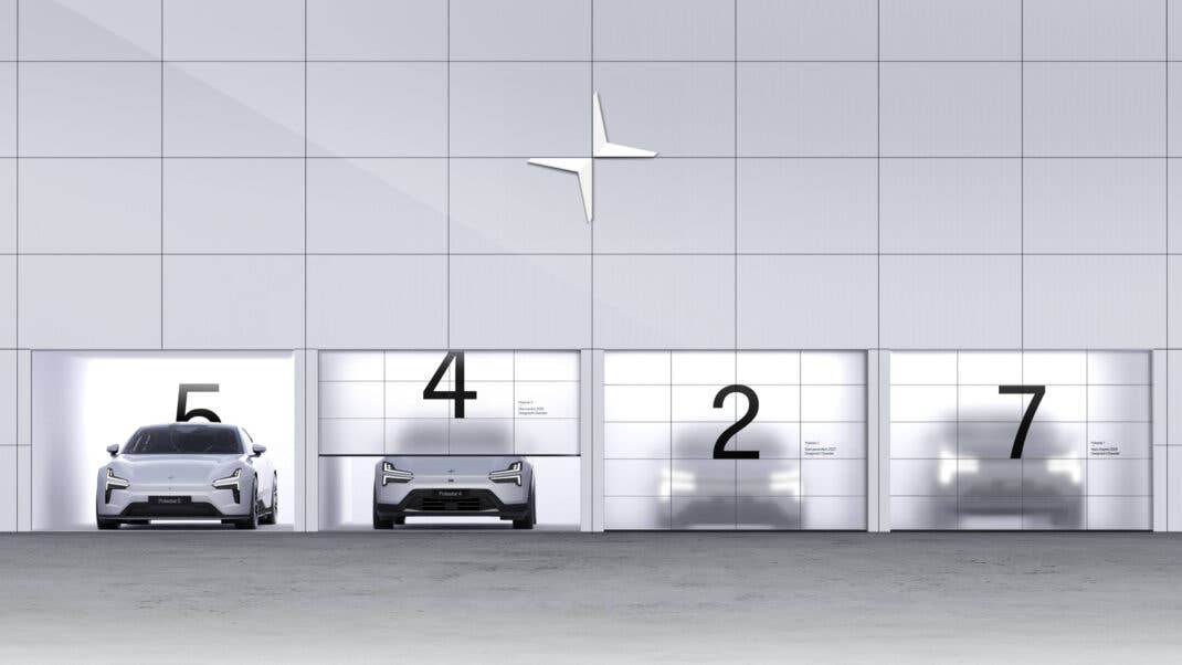Symbolbild zur Ankündigung von Polestar 5, Polestar 4, Polestar 2, Polestar 7.