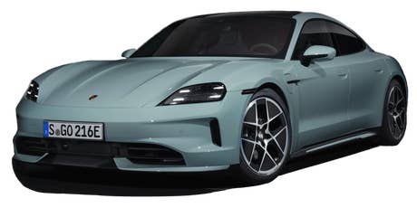 Porsche_Taycan 2024_seitlich vorn_hellblau