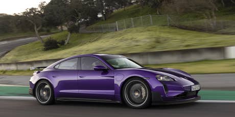 Foto: E-auto Porsche Taycan Turbo GT mit Weissach-Paket (2024)
