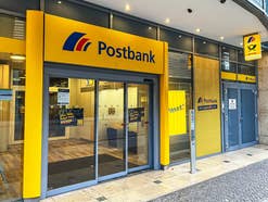 Eine Filiale der Deutschen Post