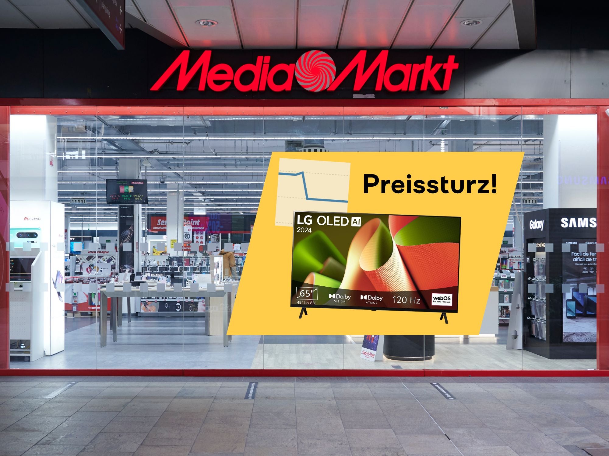 Riesiges Wohnzimmer-Upgrade: Riesiger LG OLED TV jetzt 60 Prozent billiger