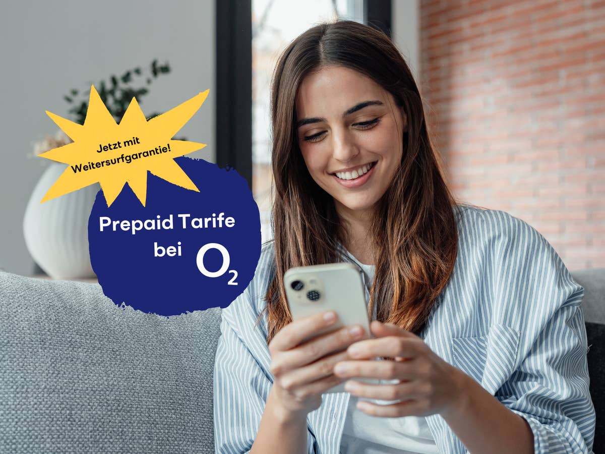 Prepaid Tarife bei O2 jetzt mit Weitersurfgarantie