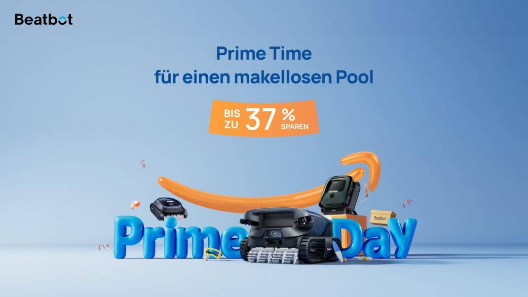 Frühzugang zu Prime Day-Preisen bei Beatbot Poolrobotern