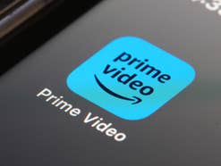 App von Prime Video auf einem Handy.