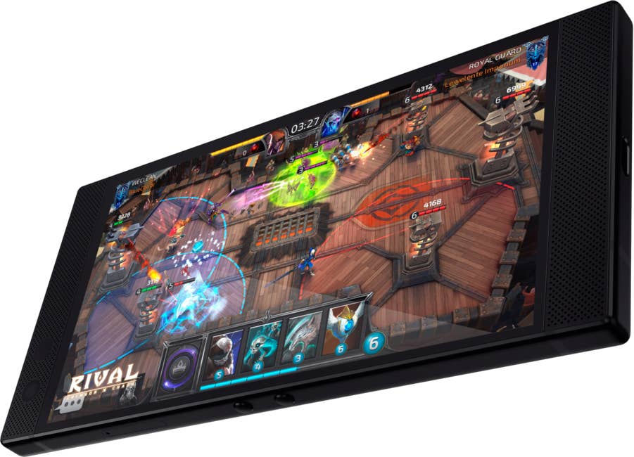 Razer Phone 2 Schwarz Front Links Unten Quer