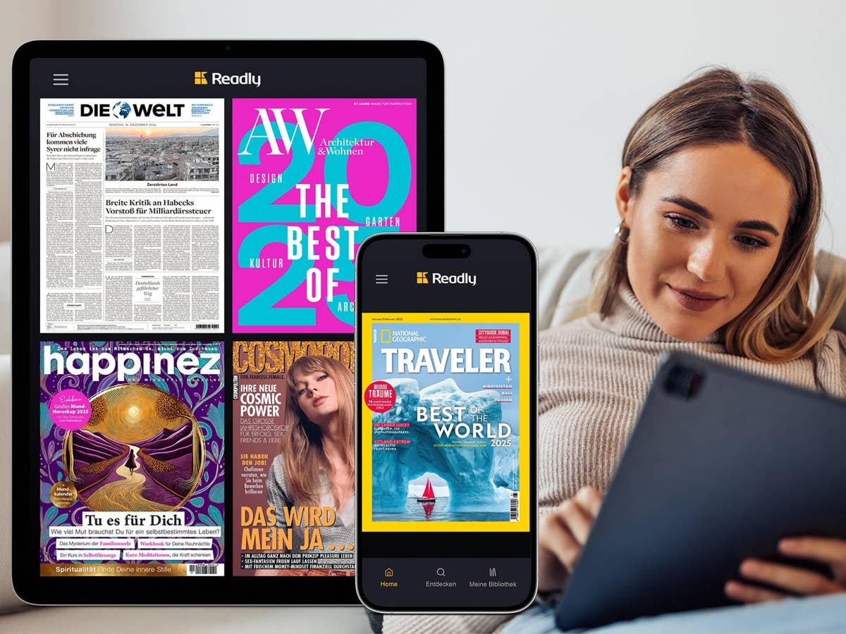 Readly - Unfassbar, aber wahr: Lies tausende Magazine & Zeitungen jetzt 1 Monat lang komplett gratis