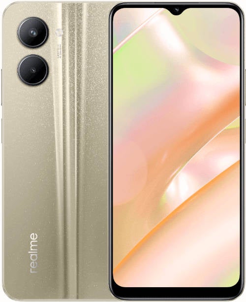 Realme C33 Front und Rückseite