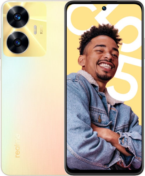 Realme C55 Vorderseite und Rückseite