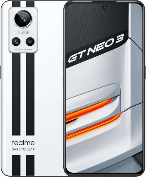Realme GT Neo 3 Front und Rückseite
