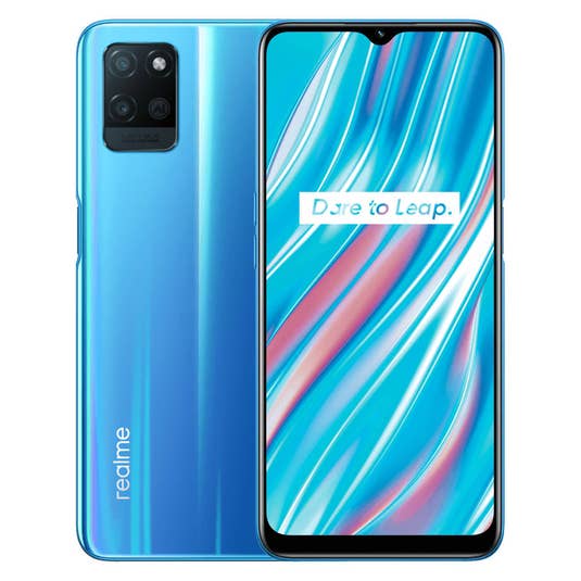 Vorderseite und Rückseite des Realme V11 5G