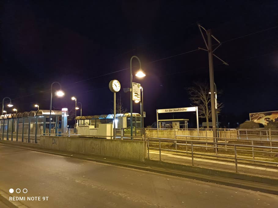 Nachts gelingen die Fotos ohne Nacht Modus besser...