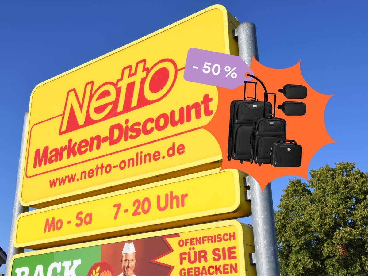 Reisekoffer-Set bei Netto zum halben Preis