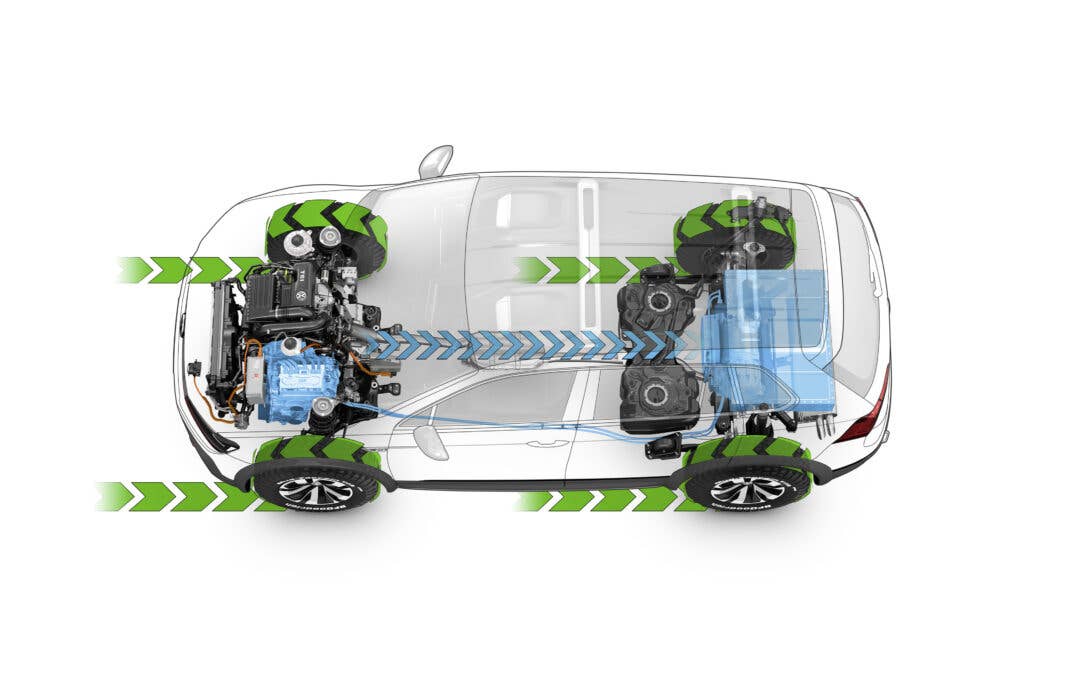 Rekuperation im Volkswagen Tiguan GTE Active Concept