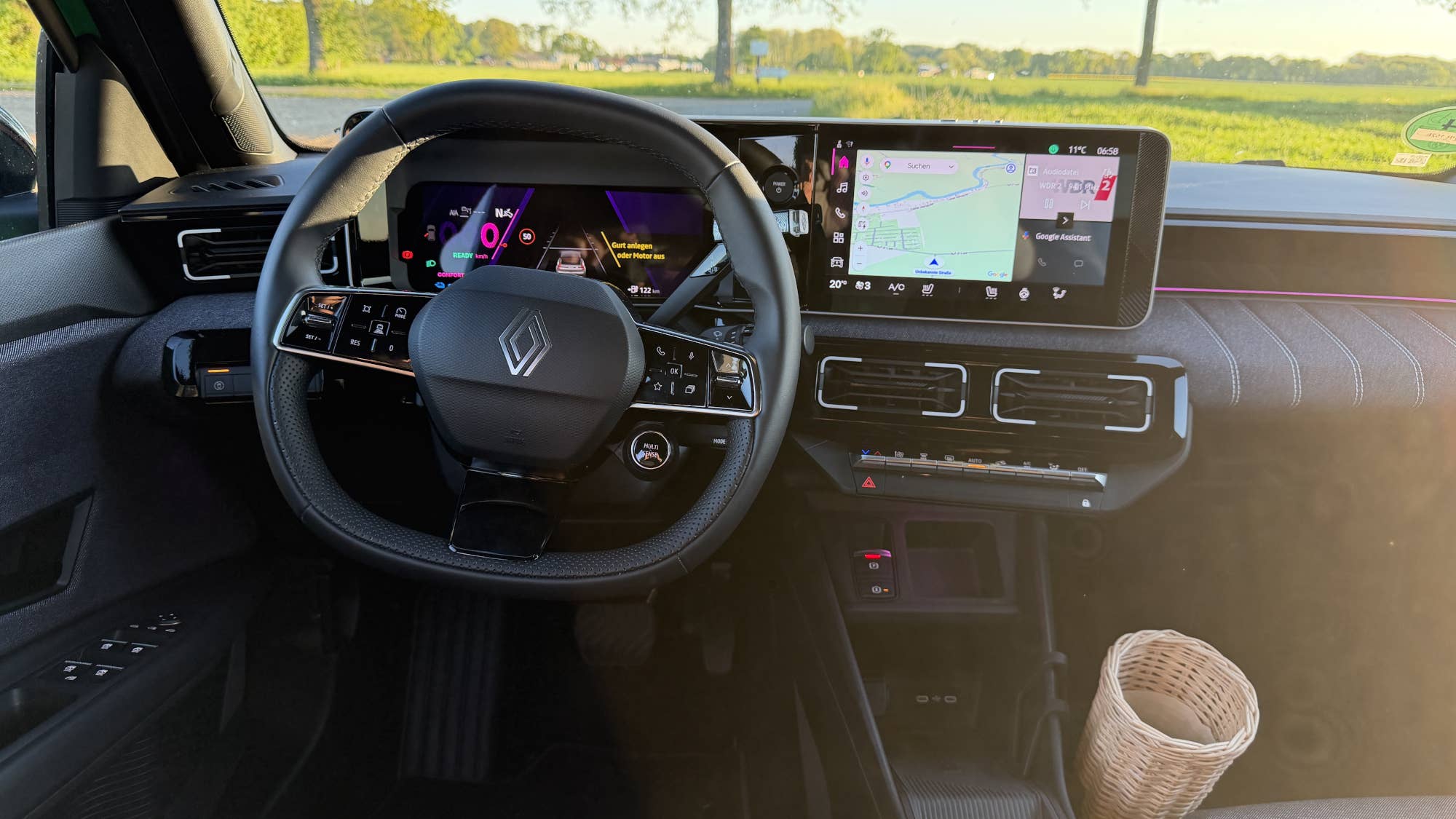 Cockpit des Renault 5 E-Tech.