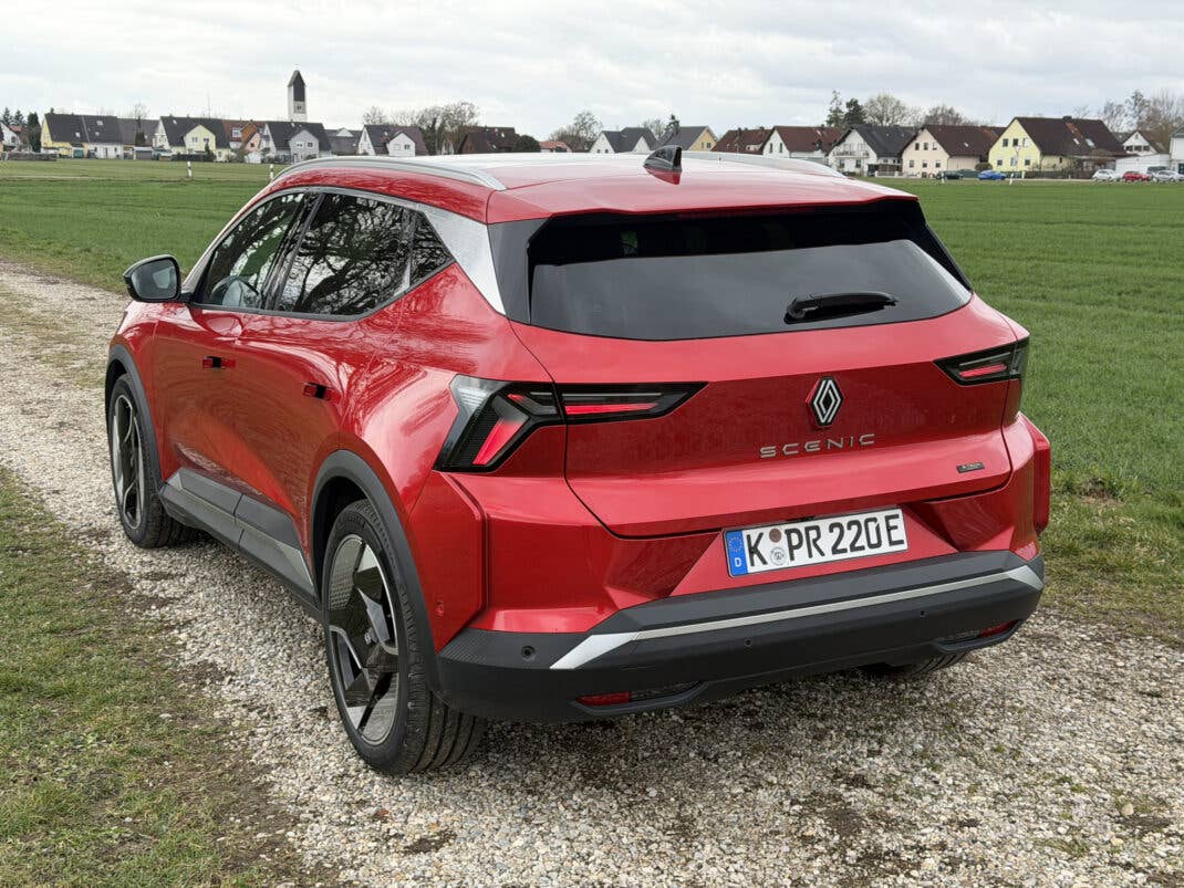 Renault Scenic E-Tech Electric Heckansicht.