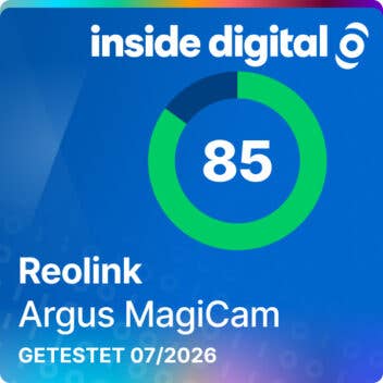 Testsiegel Reolink Argus MagiCam