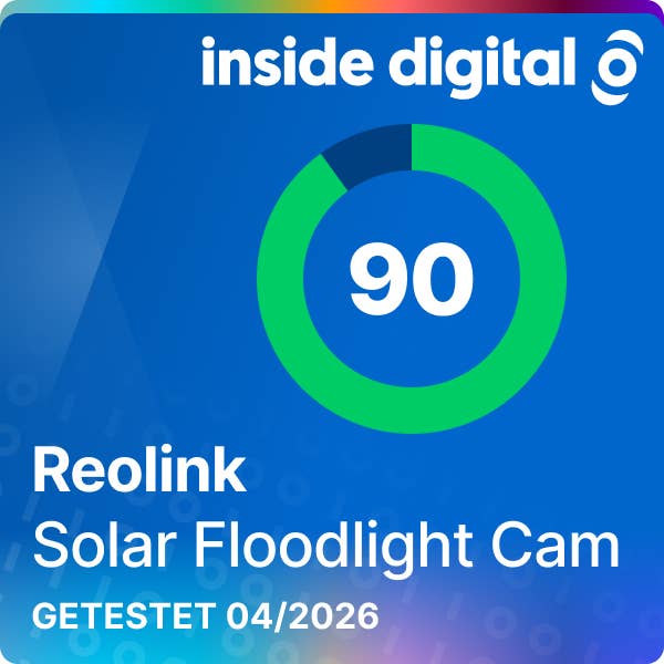 Testsiegel Reolink Floodlight Cam