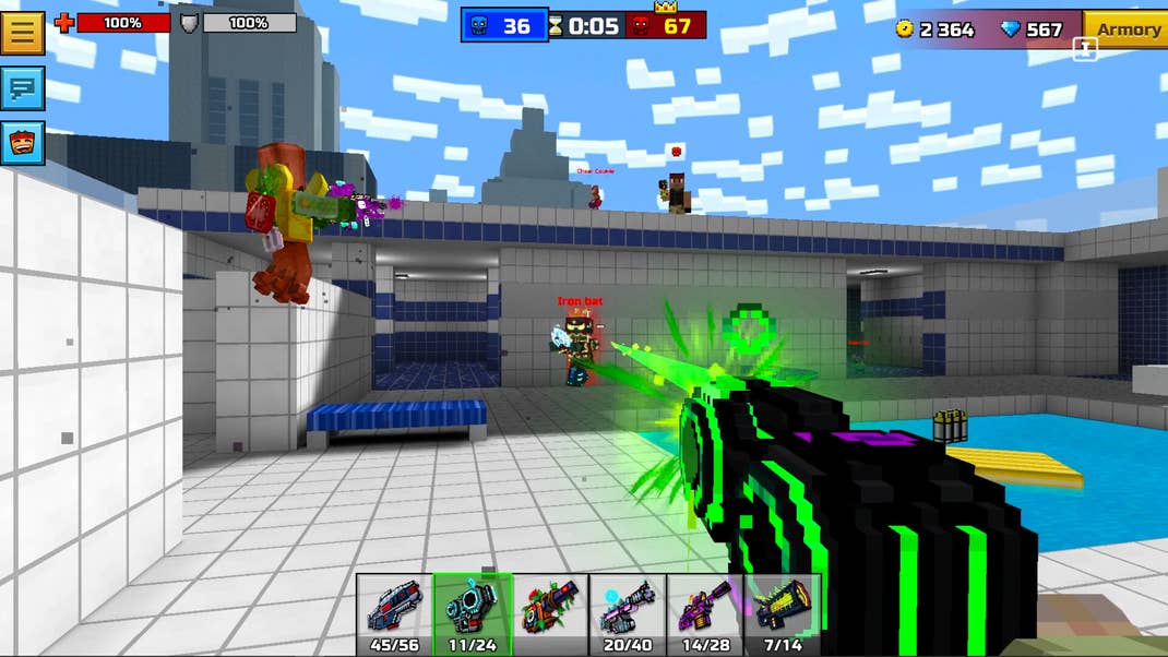 This Pixel Gun 3D set is available for free next week.