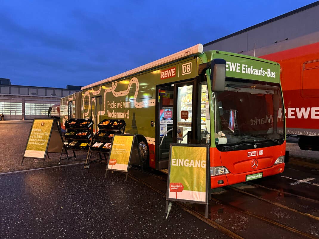 Der REWE Einkaufsbus 