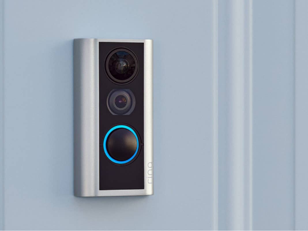 Ring Door View Cam an einer Tür