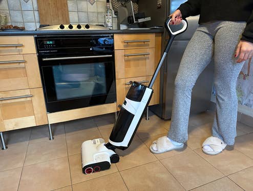 Roborock Dyad Pro Saugwischer im Einsatz Roborock Dyad Pro Saugwischer im Einsatz